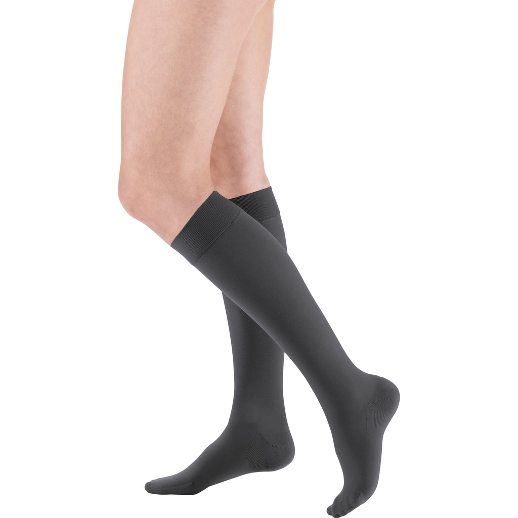 mediven Plus Knee High 20-30 mmHg Compression Socks - Classic Darks – Anthracite