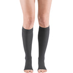 mediven Plus Knee High 40-50 mmHg Compression Socks Open Toe - Classic Darks – Anthracite
