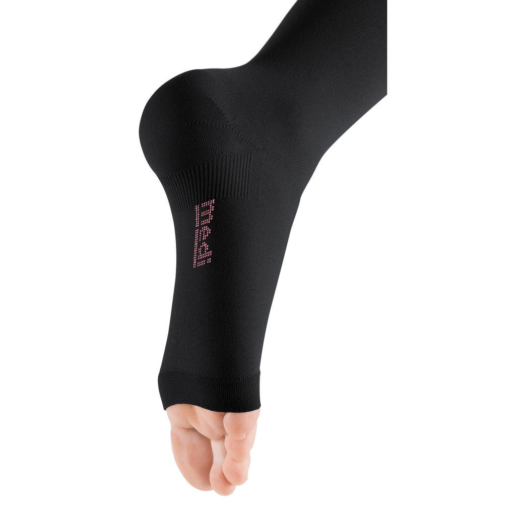 mediven Plus Knee High 20-30 mmHg Compression Socks Open Toe - Classic Darks – Black