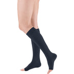 mediven Plus Knee High 20-30 mmHg Compression Socks Open Toe - Classic Darks – Navy