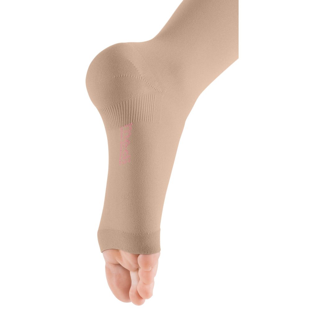 mediven Plus Knee High 30-40 mmHg Compression Socks Open Toe - Neutral & Skin-Tone Shades – Beige