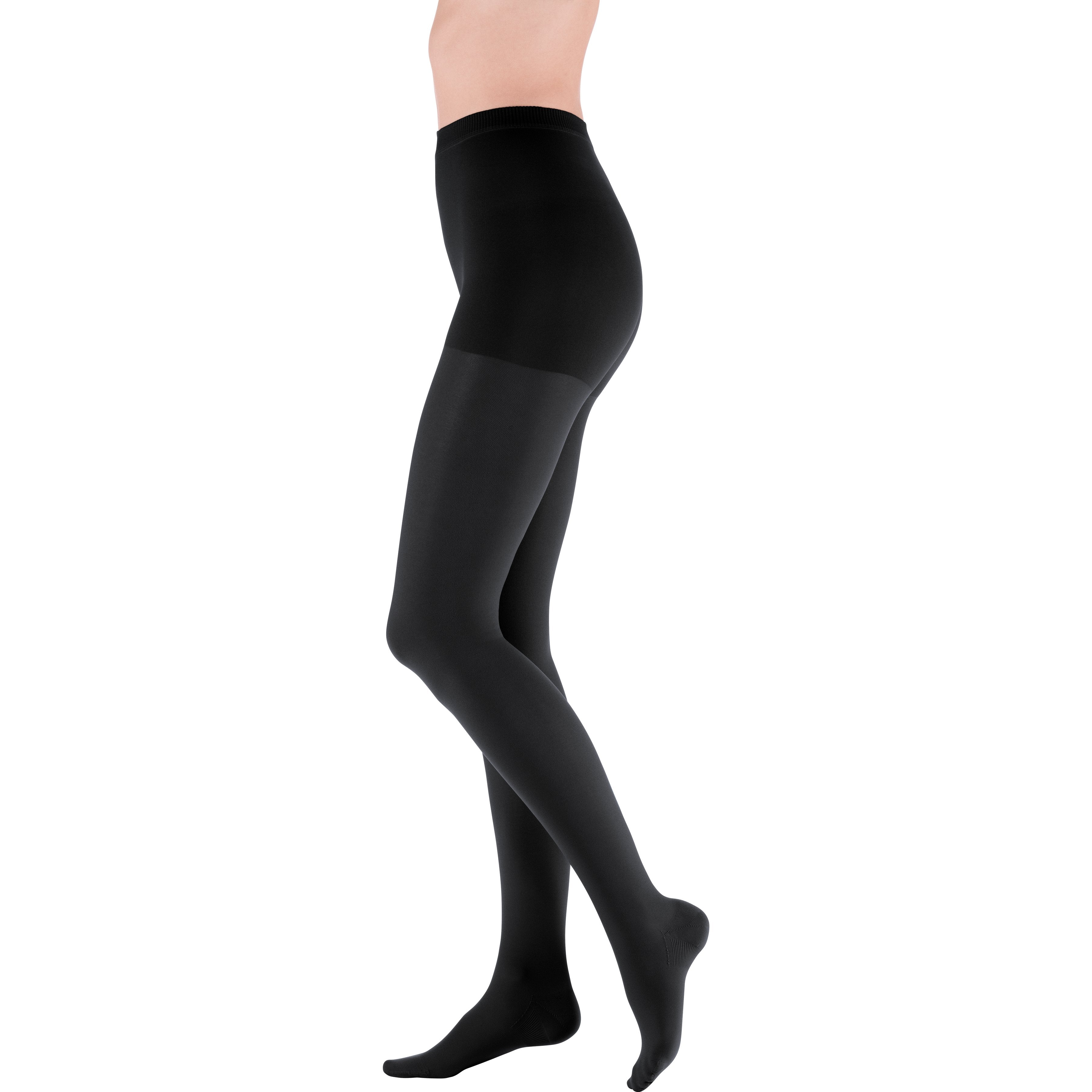 mediven Plus Pantyhose 20-30 mmHg Compression Socks – Black