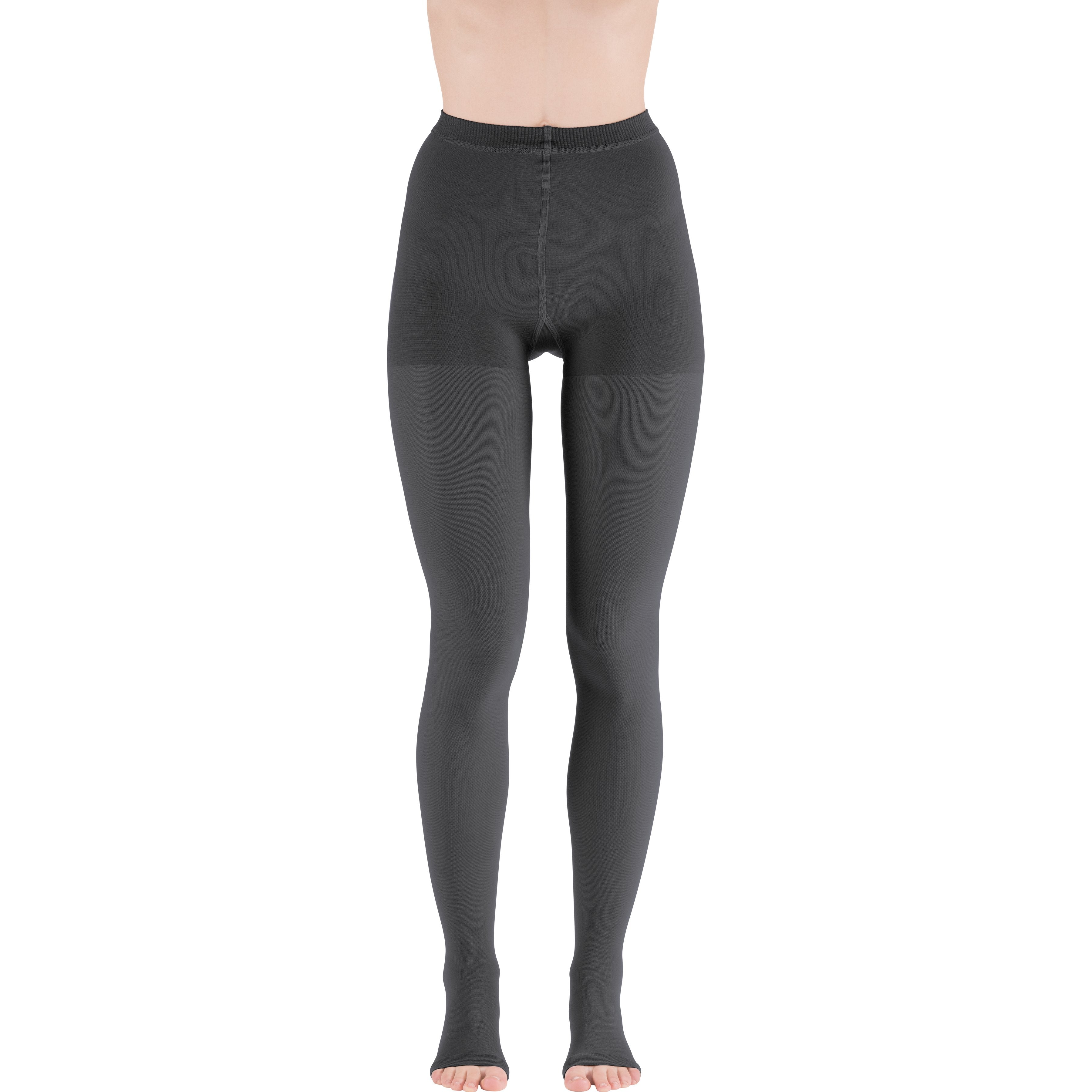 mediven Plus Pantyhose 40-50 mmHg Compression Socks Open Toe – Anthracite