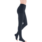 mediven Plus Pantyhose 30-40 mmHg Compression Socks Open Toe – Navy