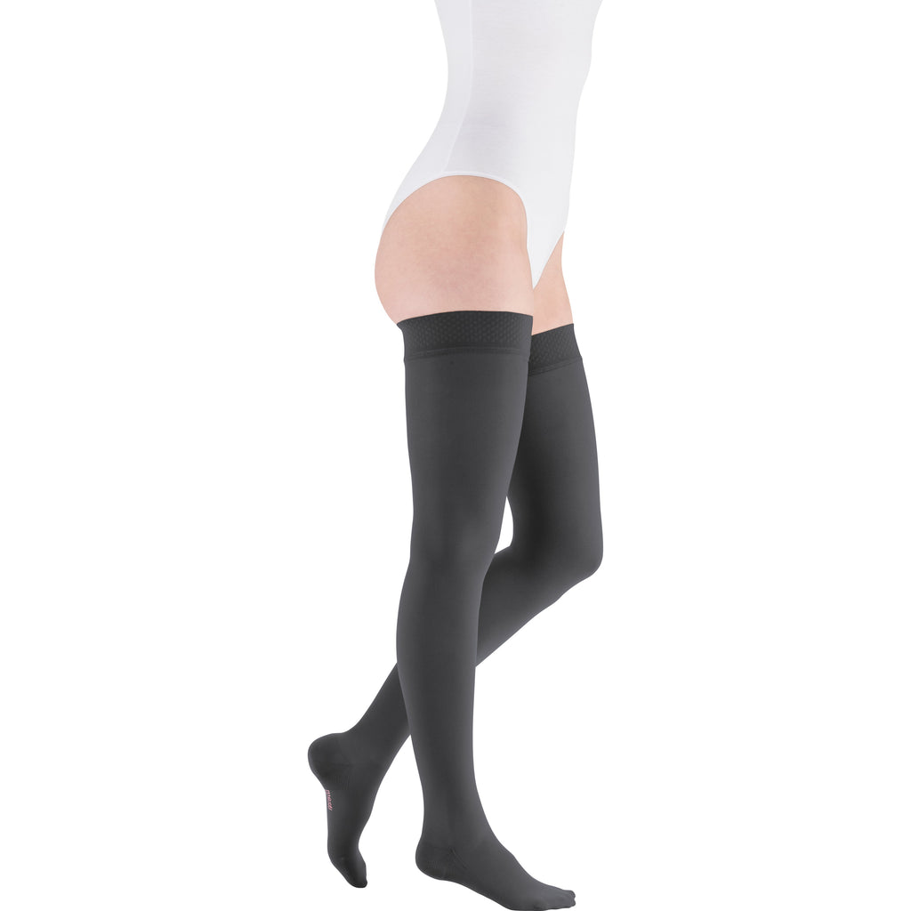 mediven Plus Thigh High 40-50 mmHg Compression Socks – Anthracite