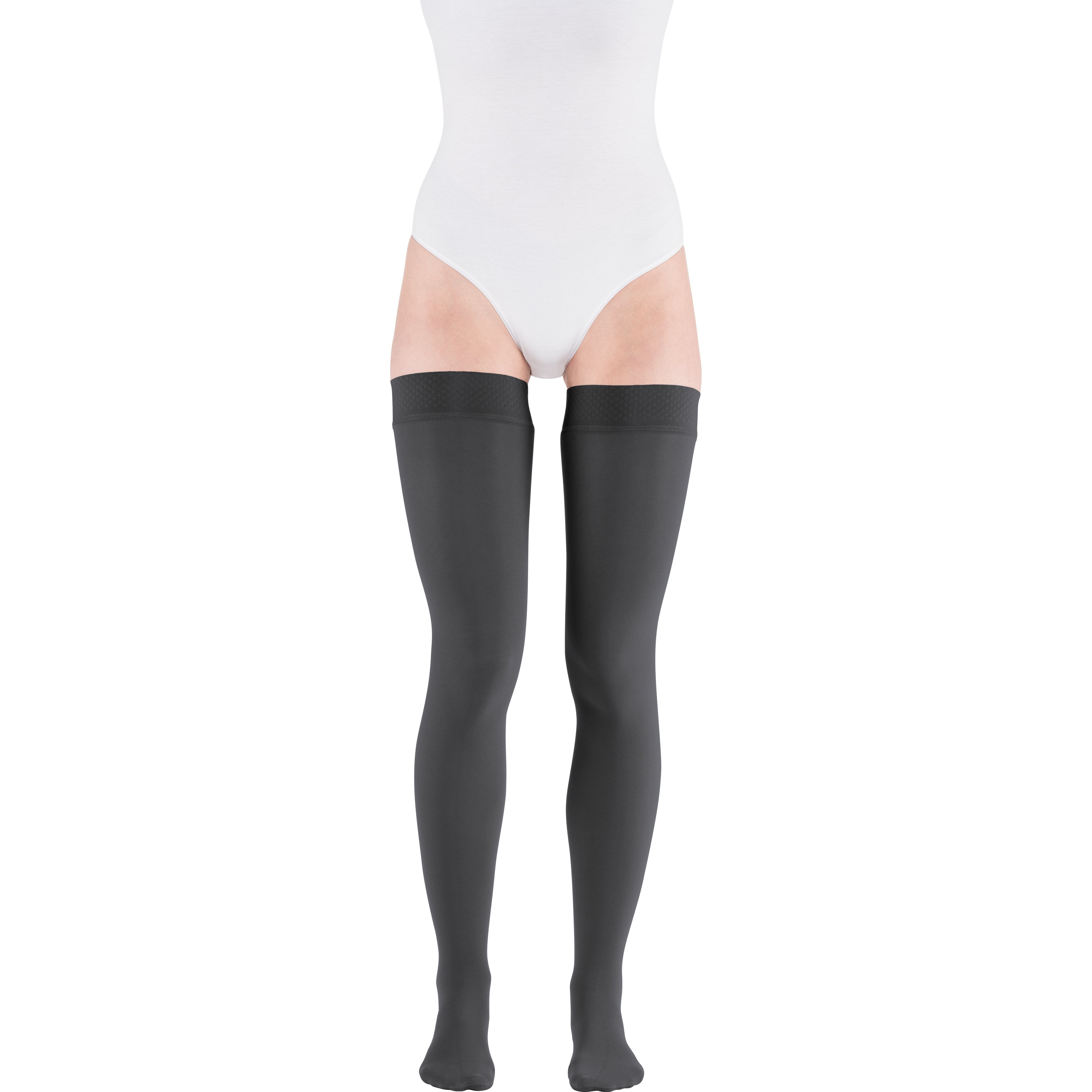 mediven Plus Thigh High 20-30 mmHg Compression Socks – Anthracite