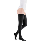 mediven Plus Thigh High 20-30 mmHg Compression Socks – Black