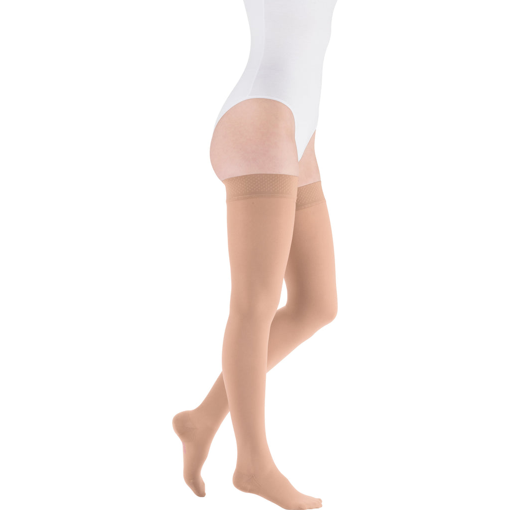 mediven Plus Thigh High 20-30 mmHg Compression Socks – Caramel