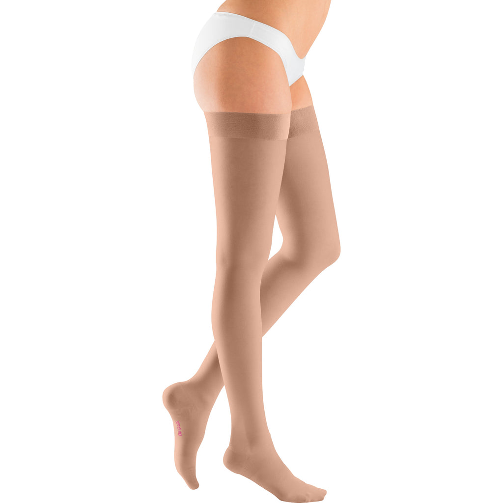 mediven Plus Thigh High 20-30 mmHg Compression Socks – Caramel