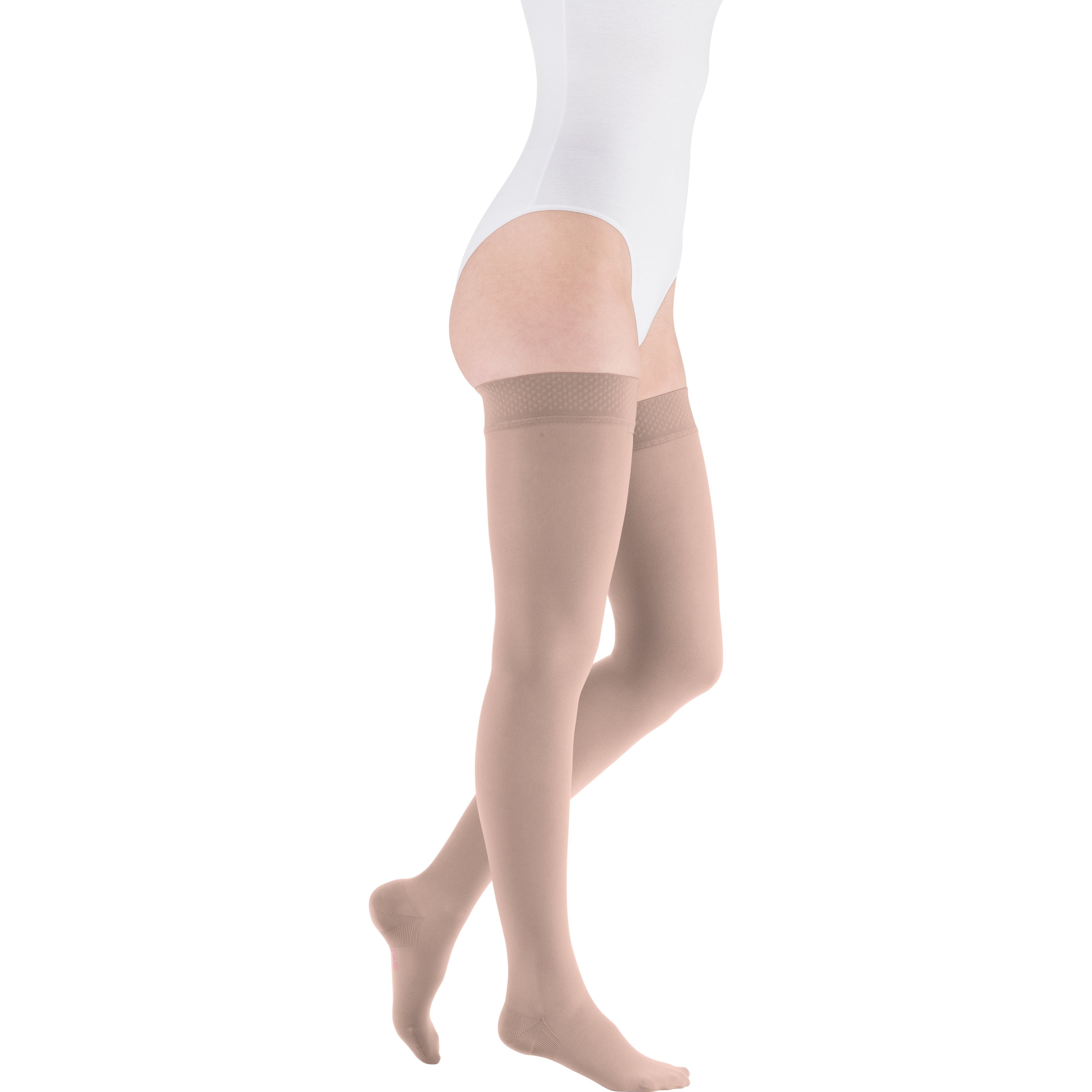 mediven Plus Thigh High 20-30 mmHg Compression Socks – Cashmere
