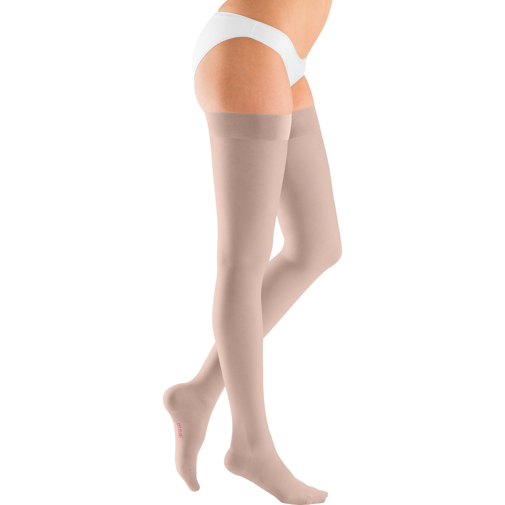 mediven Plus Thigh High 20-30 mmHg Compression Socks – Cashmere