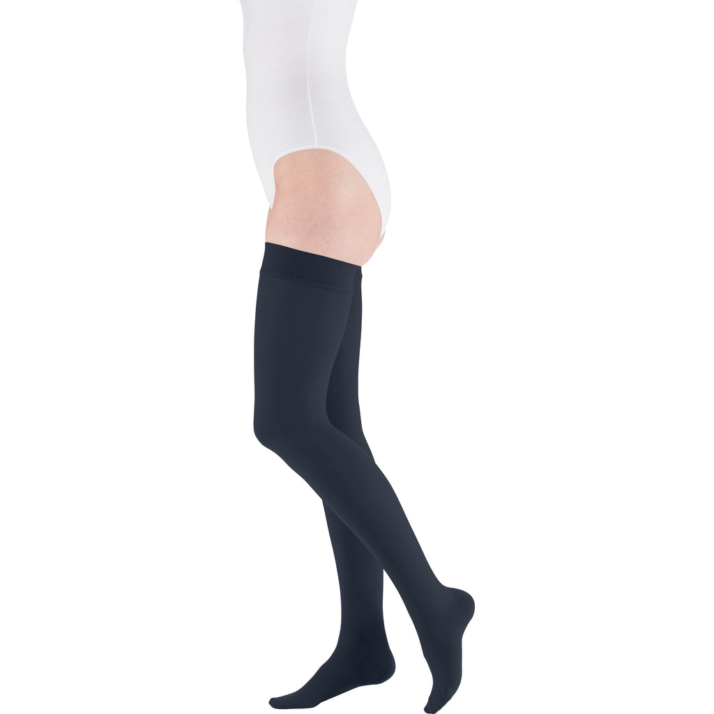 mediven Plus Thigh High 20-30 mmHg Compression Socks – Navy