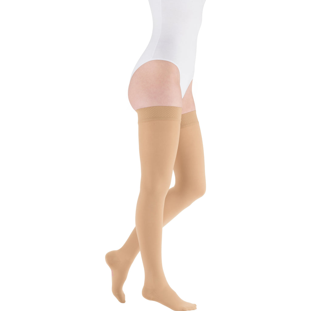 mediven Plus Thigh High 30-40 mmHg Compression Socks – Sand