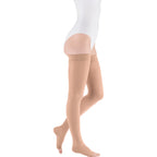 mediven Plus Thigh High 20-30 mmHg Compression Socks Open Toe – Caramel