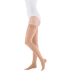 mediven Plus Thigh High 30-40 mmHg Compression Socks Open Toe – Caramel