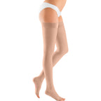 mediven Plus Thigh High 40-50 mmHg Compression Socks Open Toe – Caramel