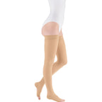 mediven Plus Thigh High 20-30 mmHg Compression Socks Open Toe – Sand