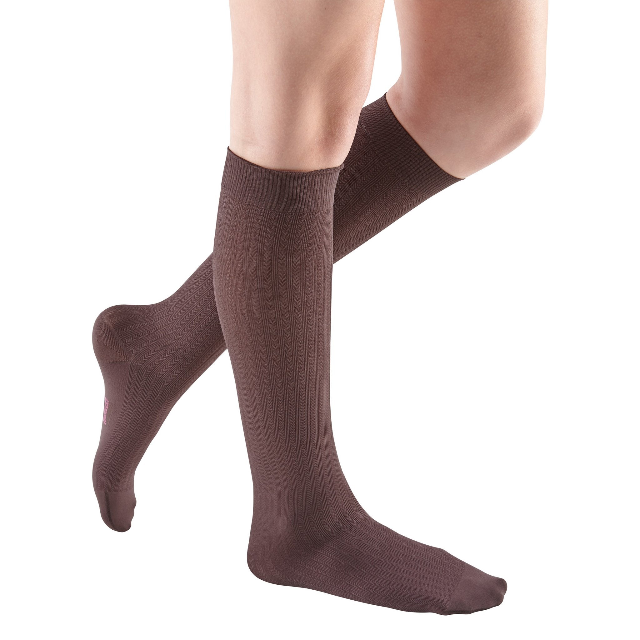 mediven Vitality Knee High 15-20 mmHg Compression Socks – Chocolate