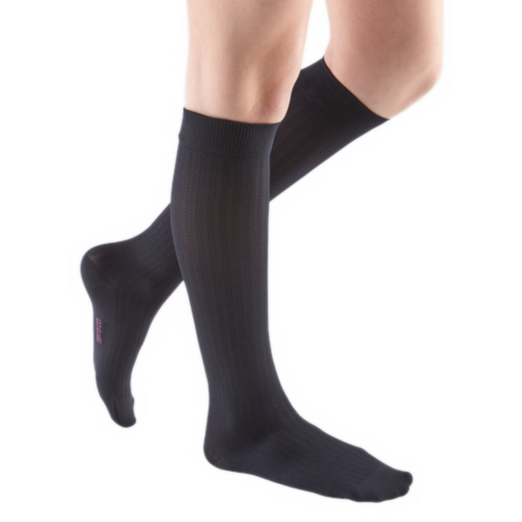 mediven Vitality Knee High 15-20 mmHg Compression Socks – Ebony