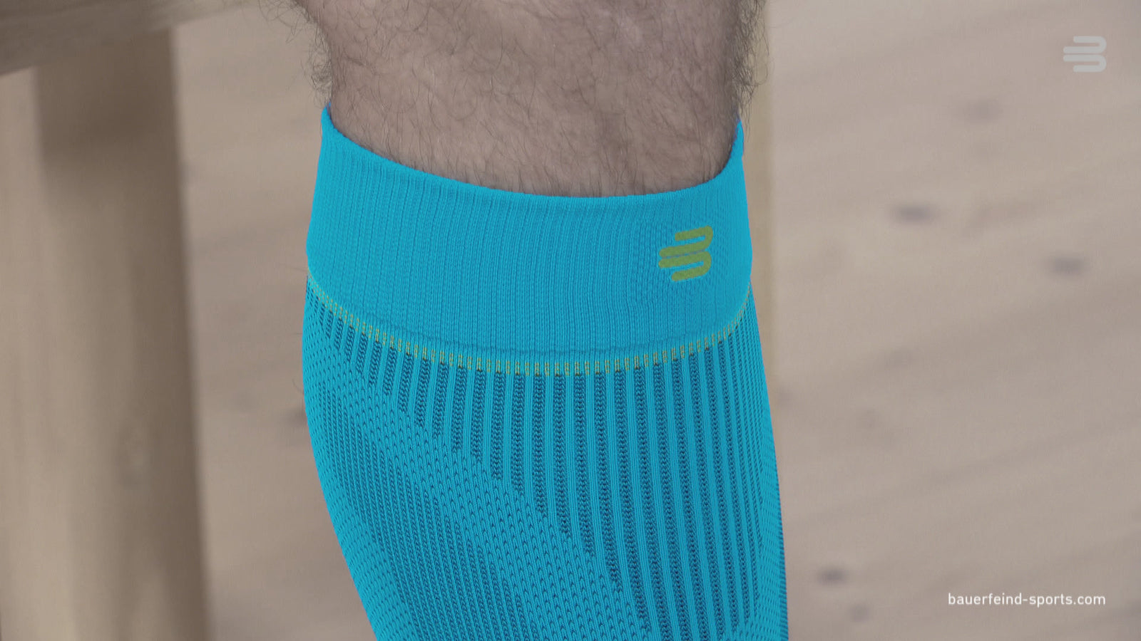 How to remove the Bauerfeind Compression Calf Sleeve