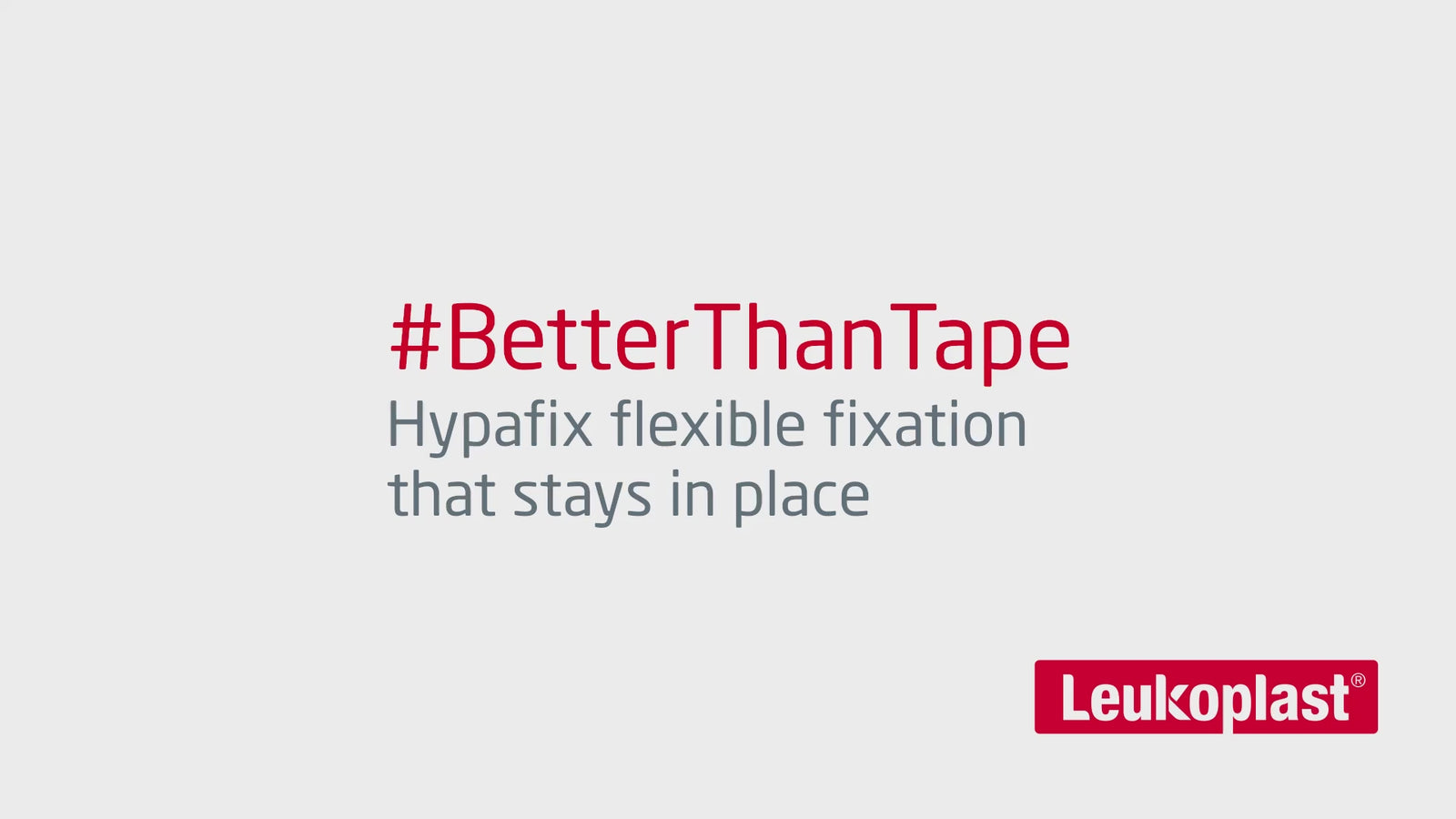 Hypafix flexible fixation that stays in place