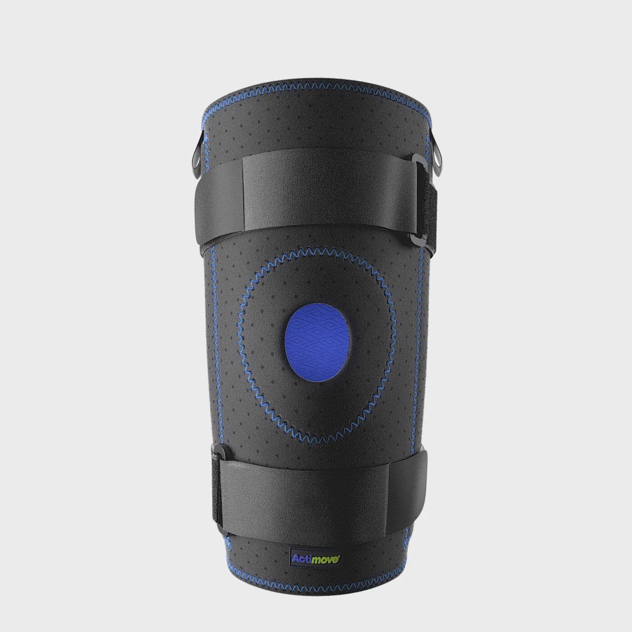 360° view of the Actimove Sports Edition Knee Stabilizer Adjustable Horseshoe and Stays