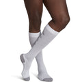 Sigvaris Athletic Recovery Socks Knee High 15-20 mmHg – White