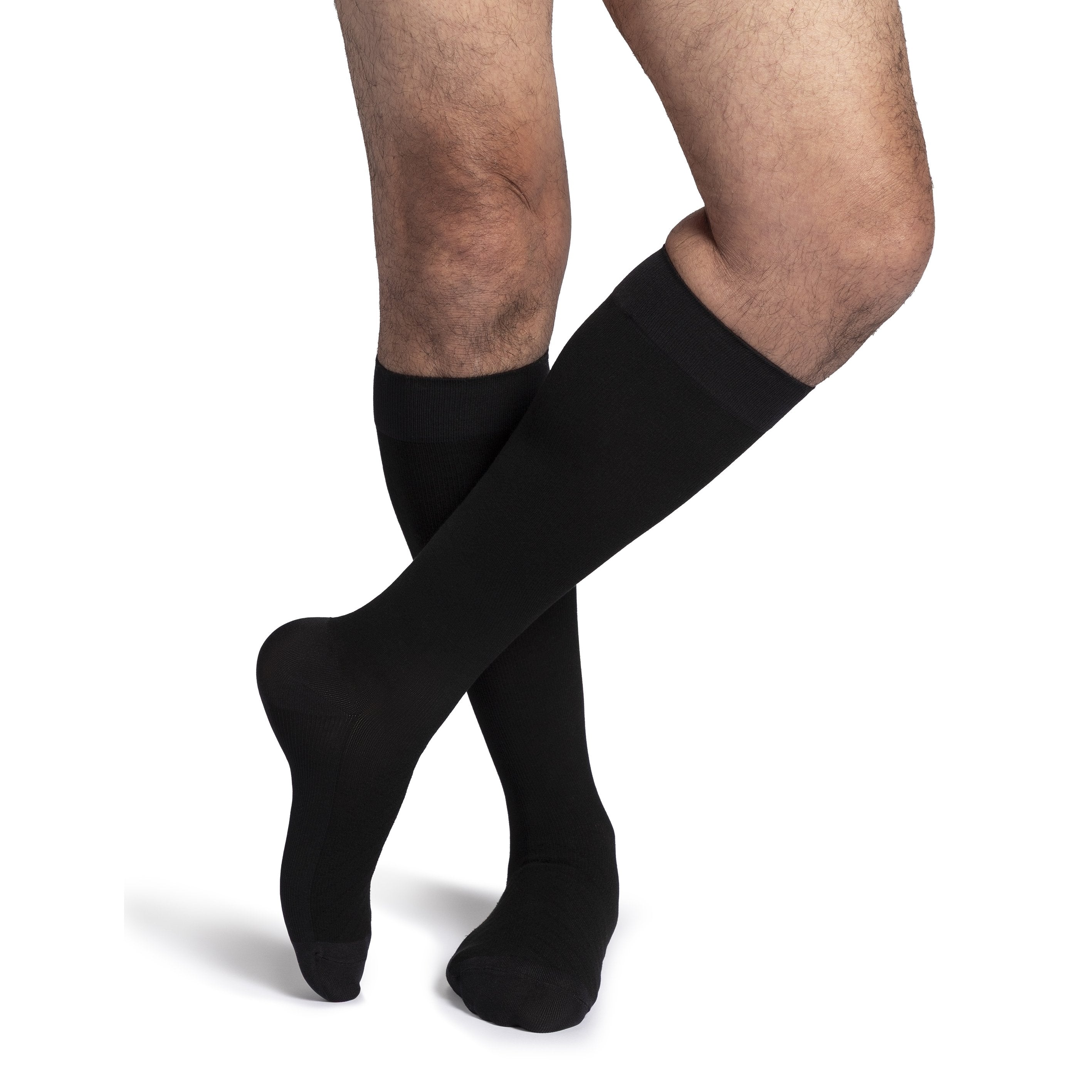 Sigvaris Bamboo Knee High 20-30 mmHg Compression Socks – Black