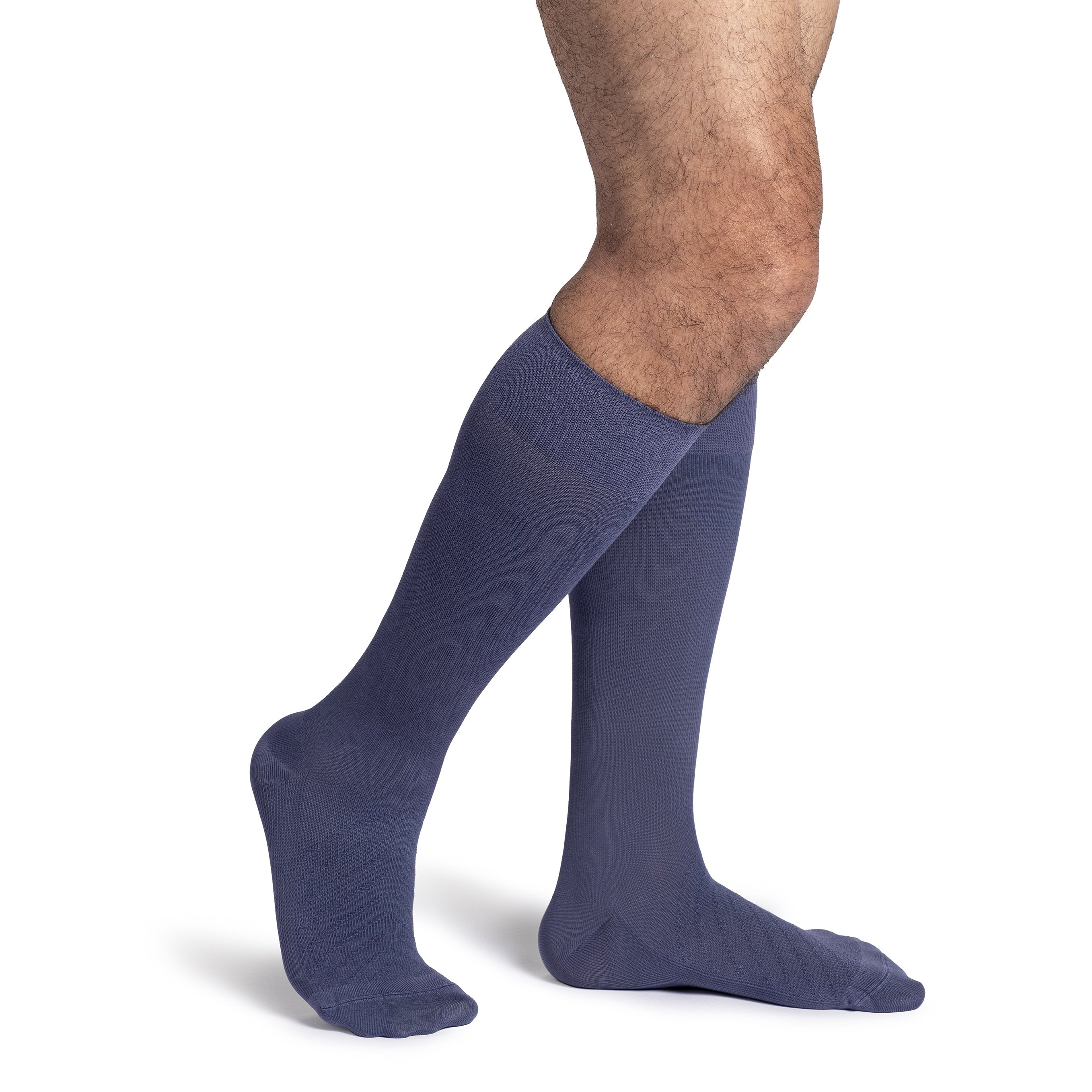 Sigvaris Bamboo Knee High 20-30 mmHg Compression Socks – Dusk Violet