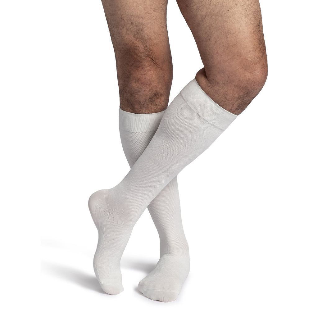 Sigvaris Bamboo Knee High 20-30 mmHg Compression Socks – Ivory