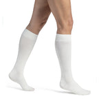 Sigvaris Bamboo Knee High 20-30 mmHg Compression Socks – Ivory