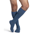 Sigvaris Bamboo Knee High 20-30 mmHg Compression Socks – Stone Blue