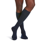 Sigvaris Casual Cotton Men's Knee High 15-20 mmHg Compression Socks – Navy