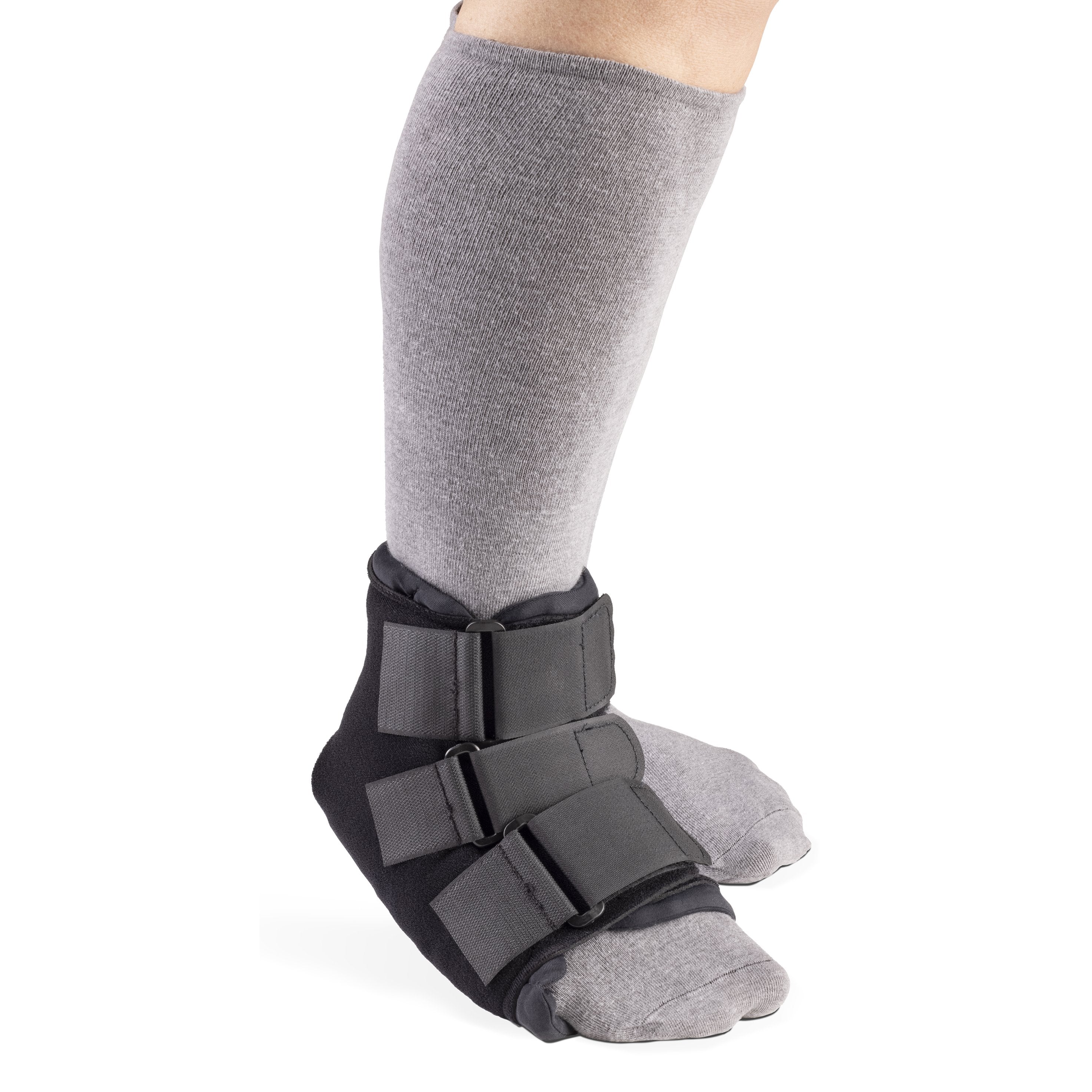 Sigvaris Compreboot Plus Foot 20-50 mmHg Adjustable Compression Wrap – Black