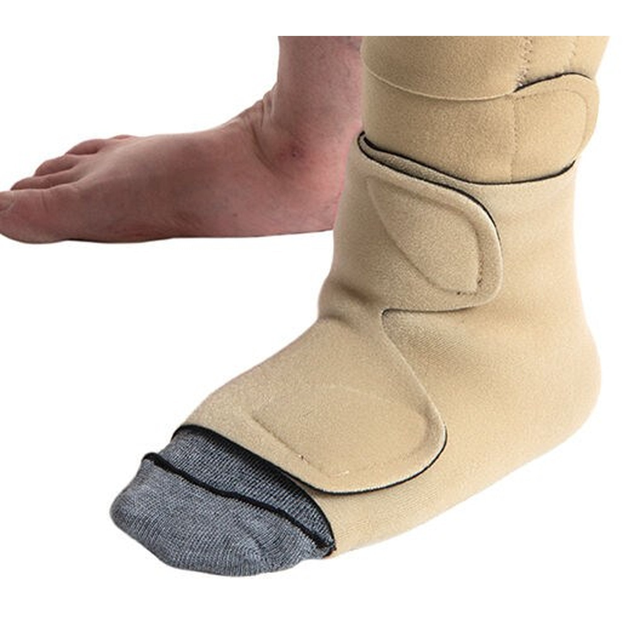 Sigvaris Compreboot Standard Foot 20-50 mmHg Adjustable Compression Wrap – Beige