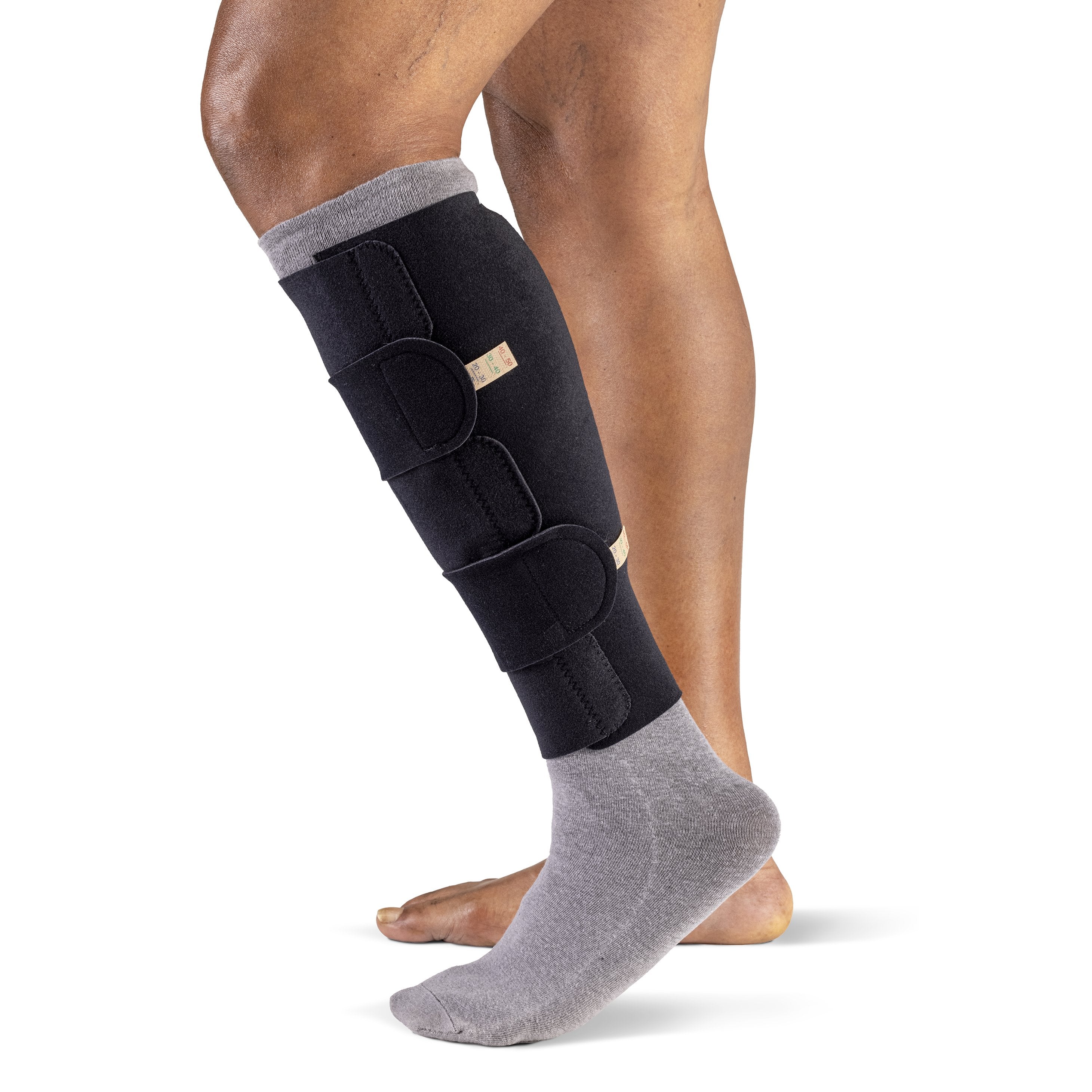 Sigvaris Compreflex Standard Calf 20-50 mmHg Adjustable Compression Wrap – Black