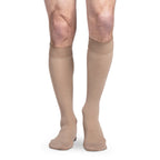 Sigvaris Cotton Men's Knee High 20-30 mmHg Compression Socks – Light Beige