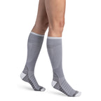 Sigvaris Flow Tech Knee High 20-30 mmHg Compression Socks – Cool Grey