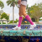 Sigvaris Flow Tech Knee High 20-30 mmHg Compression Socks – Detail