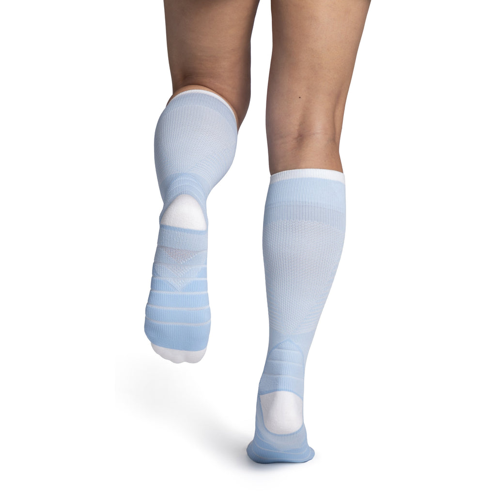 Sigvaris Flow Tech Knee High 20-30 mmHg Compression Socks – Sky Blue