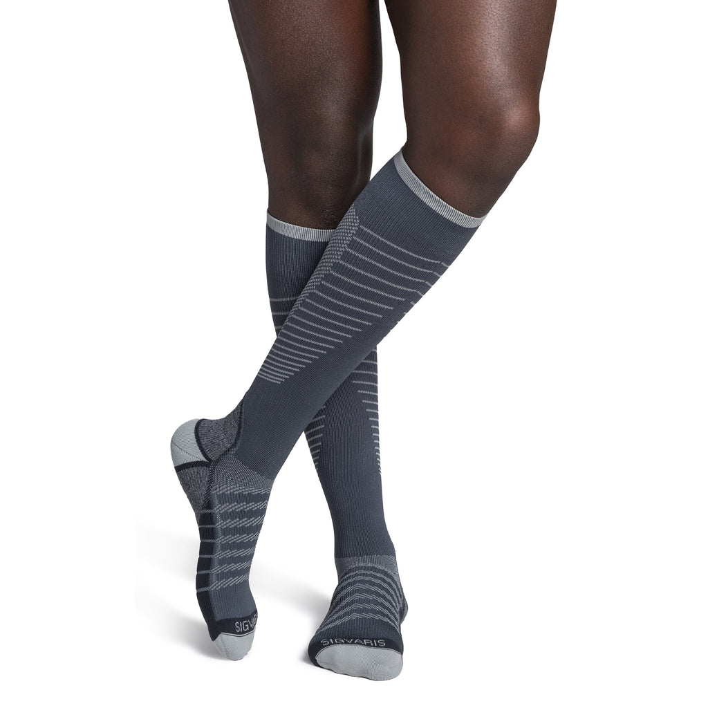 Sigvaris Flow Tech Knee High 20-30 mmHg Compression Socks – Slate