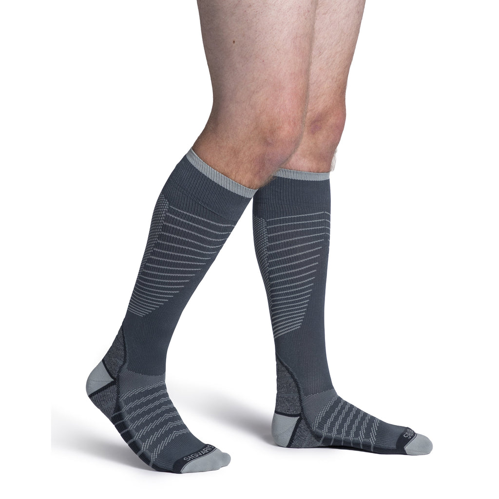 Sigvaris Flow Tech Knee High 20-30 mmHg Compression Socks – Slate