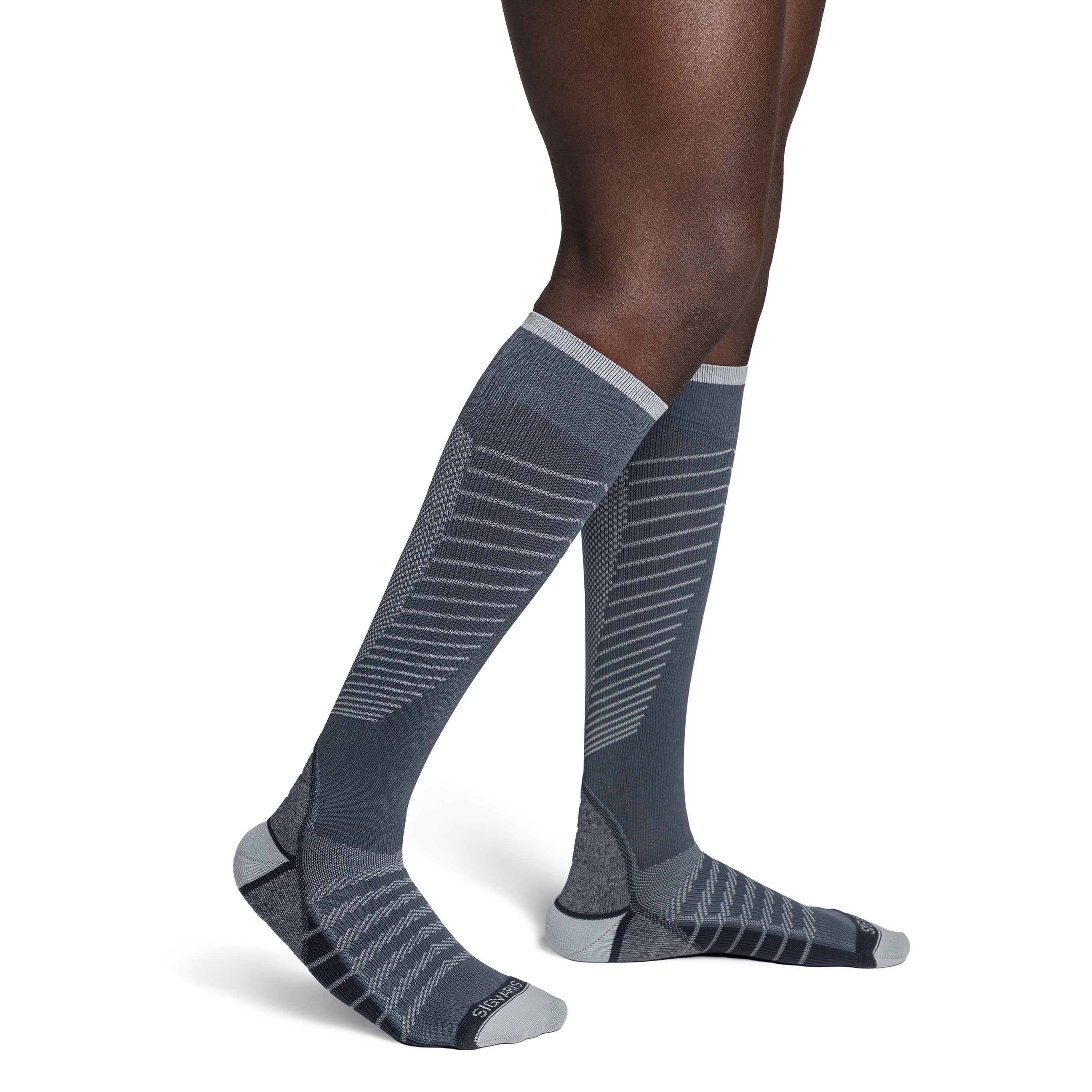 Sigvaris Flow Tech Knee High 20-30 mmHg Compression Socks – Slate