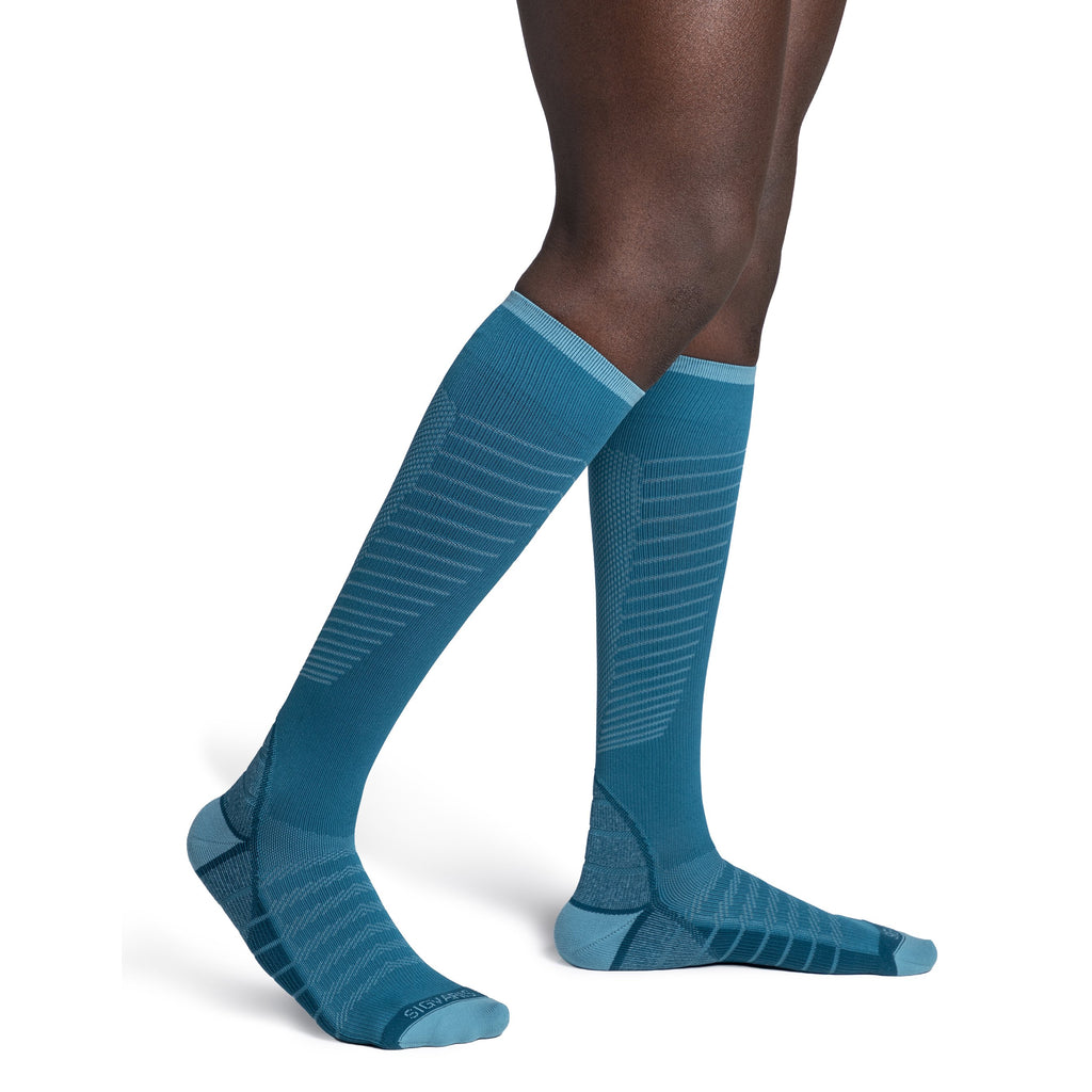 Sigvaris Flow Tech Knee High 20-30 mmHg Compression Socks – Teal