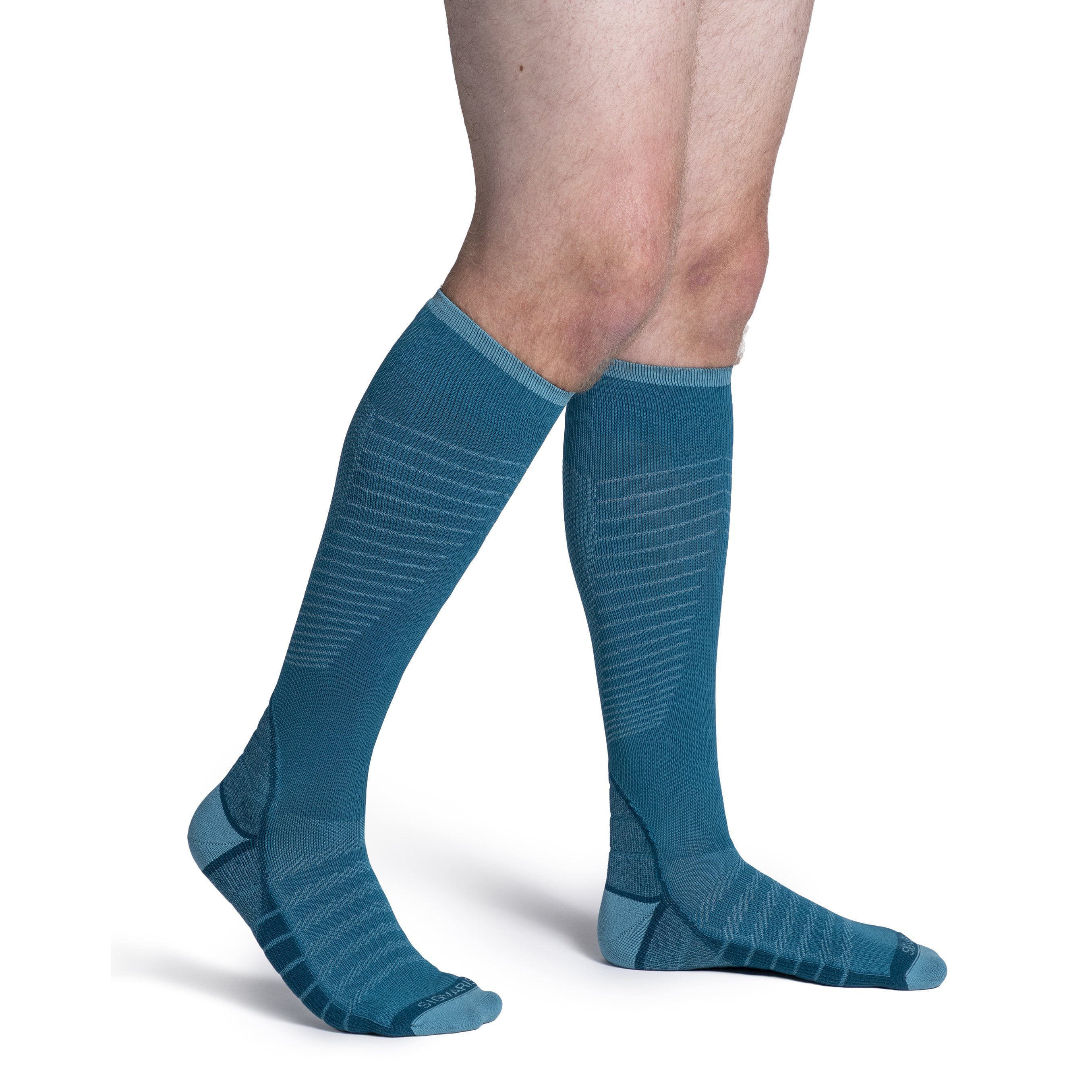 Sigvaris Flow Tech Knee High 20-30 mmHg Compression Socks – Teal