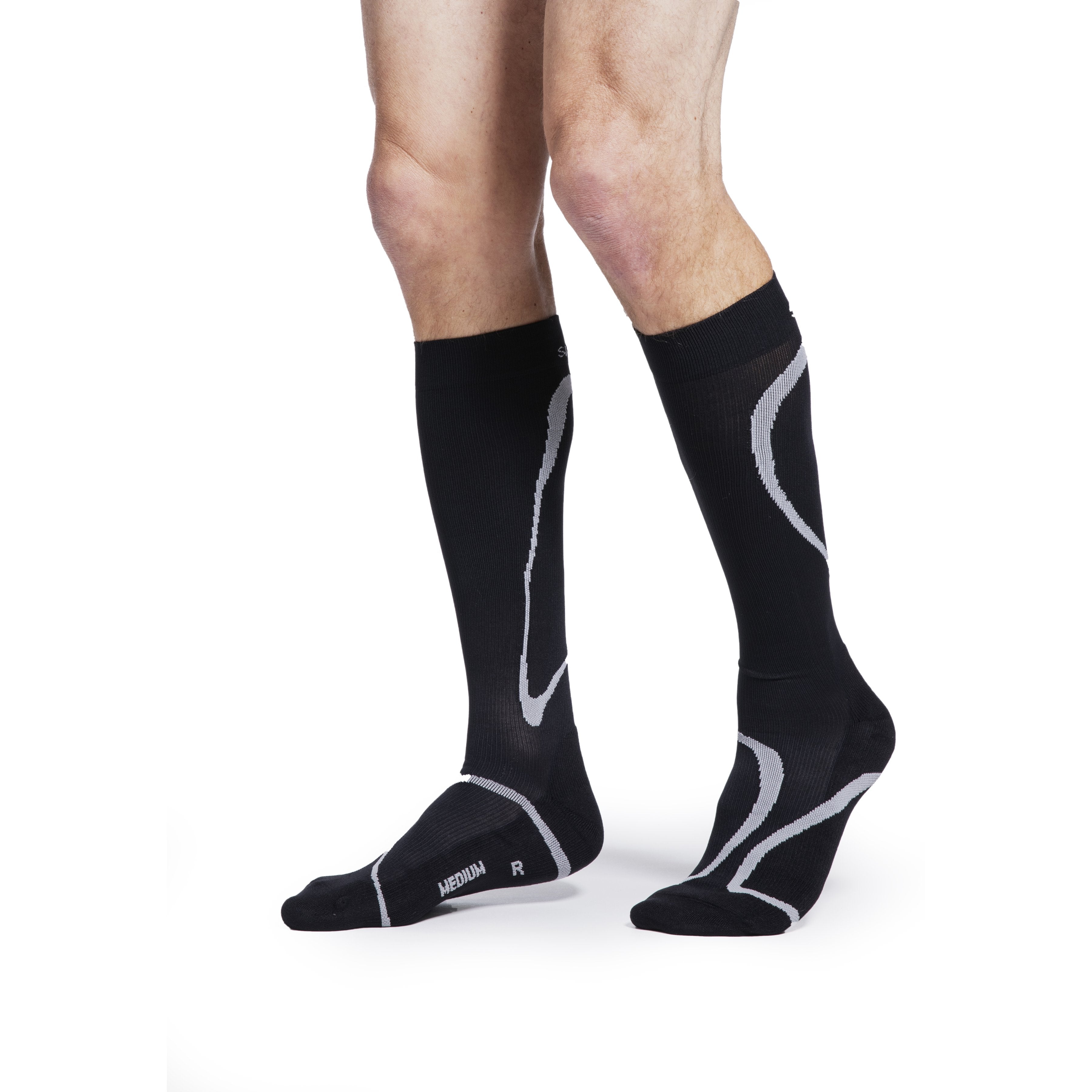 Sigvaris High Tech 20-30 mmHg Compression Socks – Black