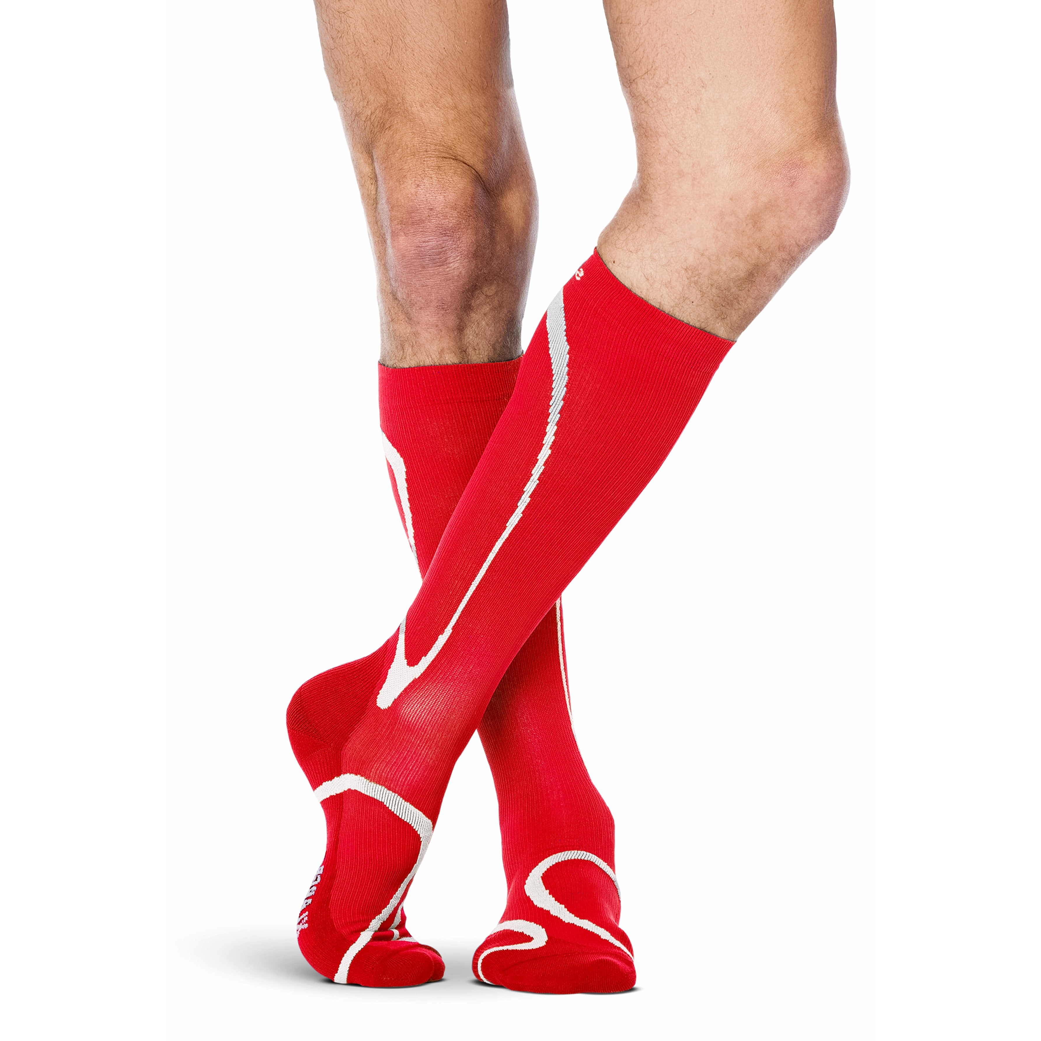 Sigvaris High Tech 20-30 mmHg Compression Socks – Red
