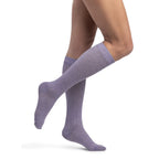 Sigvaris Linen Women's Knee High 15-20 mmHg Compression Socks – Lavender