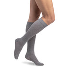 Sigvaris Linen Women's Knee High 20-30 mmHg Compression Socks – Light Grey