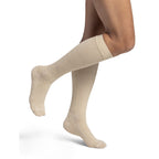 Sigvaris Linen Women's Knee High 20-30 mmHg Compression Socks – Sandstone